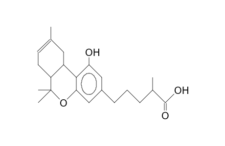 17-Methyl.delta.8-tetrahydro-18-cannabinoic acid
