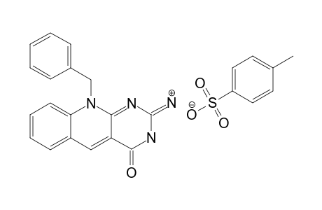 10-BENZYL-4-OXO-4,10-DIHYDROPYRIMIDO-[4,5-B]-QUINOLIN-2(3H)-IMINIUM-4-TOLUENESULFONATE