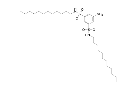1,3-Benzenedisulfonamide, 5-amino-N1,N3-didodecyl-