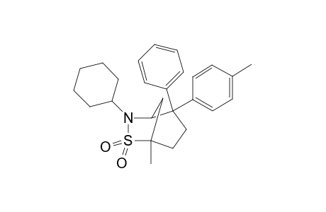 (1R*,2S*,5R*)-and-(1R*,2R*,5R*)-7-Cyclohexyl-5-methyl-2-(4-methylphenyl)-2-phenyl-6,7-thiazabicyclo[3.2.1]octane 6,6-dioxide