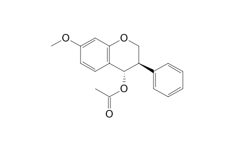 7-Methoxy(trans)isoflavan-4-ol acetate