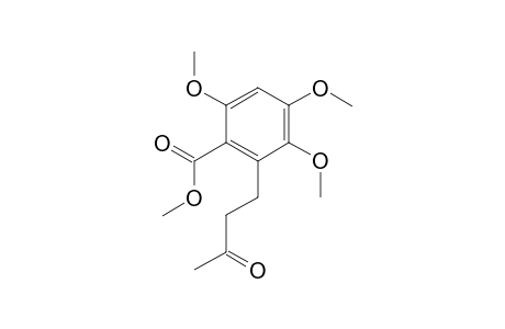 methyl 3,4,6-trimethoxy-2-(3-oxobutyl)benzoate