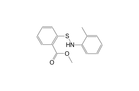 benzoic acid, 2-[[(2-methylphenyl)amino]thio]-, methyl ester