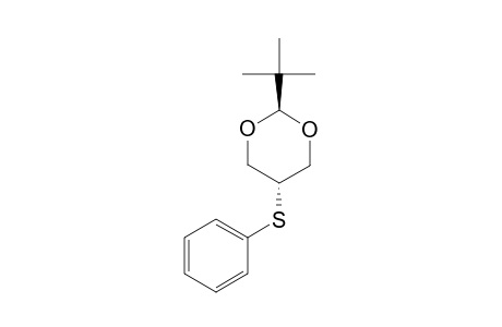 TRANS-2-TERT.-BUTYL-5-(PHENYLTHIO)-1,3-DIOXANE