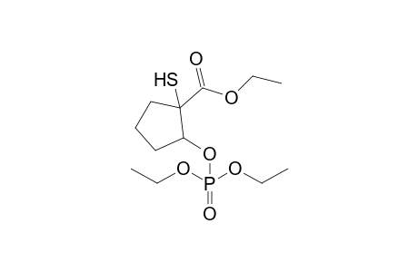 Ethyl 2-[(diethoxyphosphoryl)oxy]-1-sulfanylcyclopentane-1-carboxylate