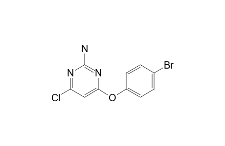 4-(4-Bromophenoxy)-6-chloro-2-pyrimidinylamine