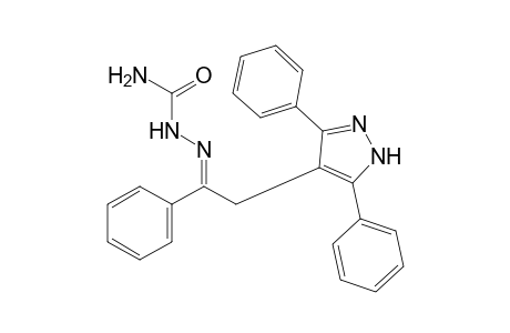 2-(3,5-diphenylpyrazol-4-yl)acetophenone, semicarbazone