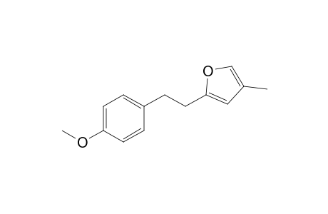 2-[(p-Methoxyphenyl)ethyl]-4-methylfuran