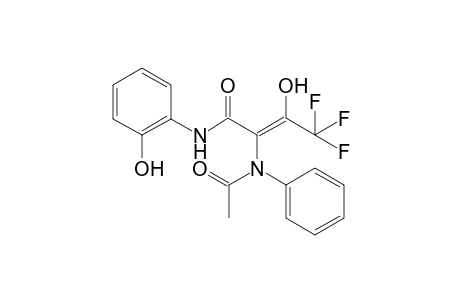2-{N-[4,4,4-Trifluoro-2-(N'-phenyl-N'-acetylamido)-2,4-dioxobutyl]amino}phenol