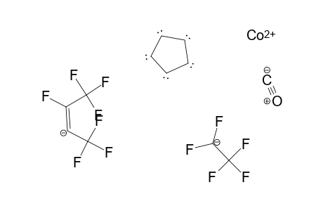 Cobalt, carbonyl(.eta.5-2,4-cyclopentadien-1-yl)(pentafluoroethyl)[2,3,3,3-tetrafluoro-1-(trifluoromethyl)-1-propenyl]-