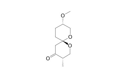 (3S,6S,9S)-9-Methoxy-3-methyl-1,7-dioxaspiro[5.5]undecan-4-one