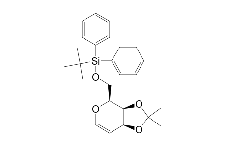 6-O-TERT.-BUTYLDIPHENYLSILYL-3,4-O-ISOPROPYLIDENE-D-GALACTAL;6-O-TERT.-BUTYLDIPHENYLSILYL-3,4-O-ISOPROPYLIDENE-D-LYXO-HEX-1-ENITOL