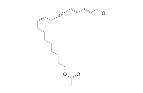 (2-E,4-E,9-Z)-1-HYDROXYOCTADECATRIEN-6-YN-18-YL_ACETATE
