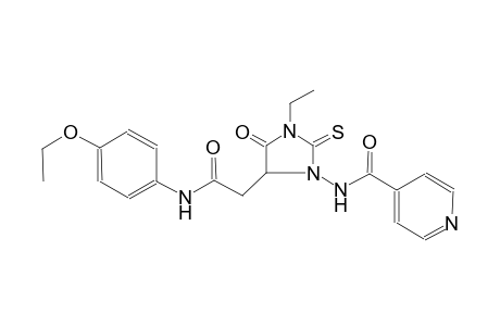 4-pyridinecarboxamide, N-[5-[2-[(4-ethoxyphenyl)amino]-2-oxoethyl]-3-ethyl-4-oxo-2-thioxo-1-imidazolidinyl]-