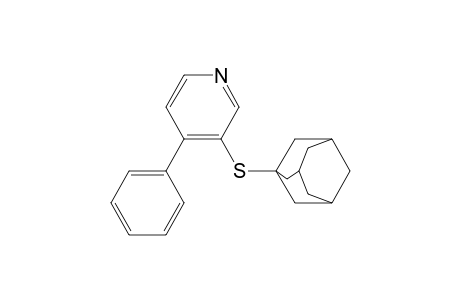 3-(1-adamantylsulfanyl)-4-phenyl-pyridine