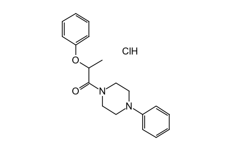 1-(2-PHENOXYPROPIONYL)-4-PHENYLPIPERAZINE, HYDROCHLORIDE