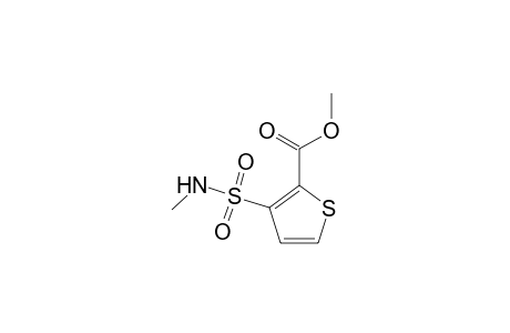 2-Thiophenecarboxylic acid, 3-[(methylamino)sulfonyl]-, methyl ester