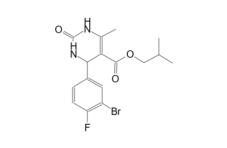 5-pyrimidinecarboxylic acid, 4-(3-bromo-4-fluorophenyl)-1,2,3,4-tetrahydro-6-methyl-2-oxo-, 2-methylpropyl ester
