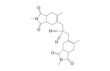 2,2-Bis-(2,6-dimethyl-1,3-dioxo-2,3,3a,4,7,7a-hexahydro-1H-isoindol-5-ylmethyl)-malononitrile