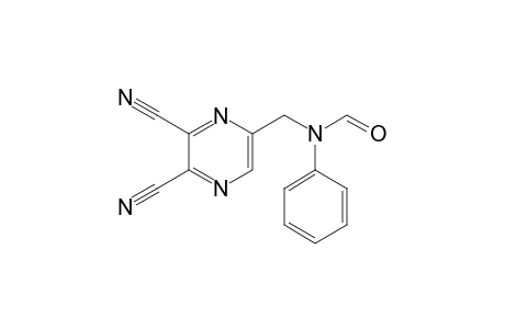 5-[N-Formylanilinomethyl]pyrazine-2,3-dicarbonitrile