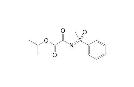 Isopropyl 2-{[methyl(oxo)(phenyl)-.lambda.6-sulfaneylidene]amino}-2-oxoacetate
