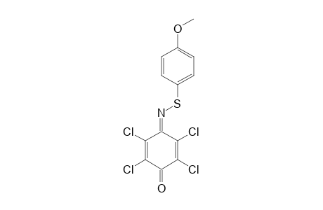 N-4-METHOXYPHENYLTHIO-2,3,5,6-TETRACHLORO-1,4-BENZOQUINONE_IMINE