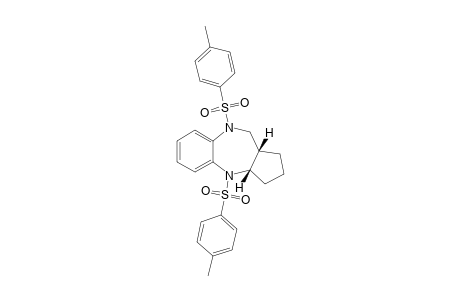 N,N'-Di-para-toluenesulfonyl-(3a.beta.,10a.beta.)-1,2,3,3a,4,5,10,10a-octahydrocyclopenta[b][1,5]benzodiazepine
