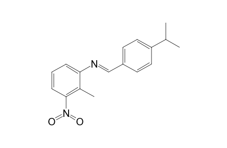 N-[(E)-(4-Isopropylphenyl)methylidene]-2-methyl-3-nitroaniline
