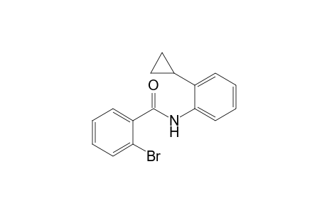 2-Bromanyl-N-(2-cyclopropylphenyl)benzamide