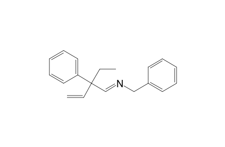 N-(2-Ethyl-2-phenyl-3-buten-1-ylidene)benzylamine