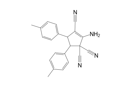 1-Amino-2,5,5-tricyano-3,4-bis(p-tolyl)cyclopent-1-ene