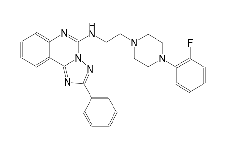 [1,2,4]triazolo[1,5-c]quinazolin-5-amine, N-[2-[4-(2-fluorophenyl)-1-piperazinyl]ethyl]-2-phenyl-