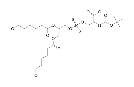 1,2-DI-(6'-HYDROXYHEXANOYL)-SN-GLYCERO-3-DITHIOPHOSPHO-(N-TERT.-BUTOXYCARBONYL)-L-SERINE