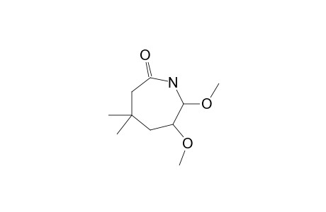 6,7-DIMETHOXY-4,4-DIMETHYL-HEXAHYDRO-2H-AZEPINE-2-ONE