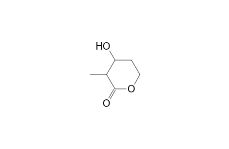 3-Methyl-4-oxidanyl-oxan-2-one