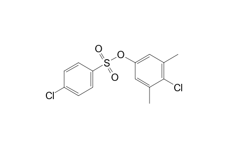 p-chlorobenzenesulfonic acid, 4-chloro-3,5-xylyl ester