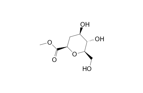 D-gluco-Heptonic acid, 2,6-anhydro-3-deoxy-, methyl ester