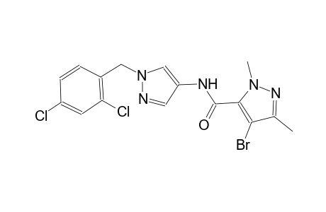 4-bromo-N-[1-(2,4-dichlorobenzyl)-1H-pyrazol-4-yl]-1,3-dimethyl-1H-pyrazole-5-carboxamide