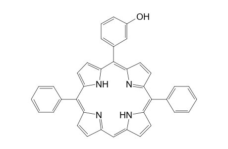 5-(m-Hydroxyphenyl)-10,20-diphenylporphyrin