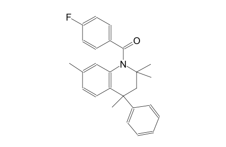 1-(4-fluorobenzoyl)-2,2,4,7-tetramethyl-4-phenyl-1,2,3,4-tetrahydroquinoline