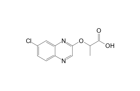 2-[(7-chloro-2-quinoxalinyl)oxy]propanoic acid
