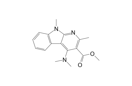 Methyl 4-dimethylamino-2,9-dimethyl-9H-pyrido[2,3-b]indole-3-carboxylate