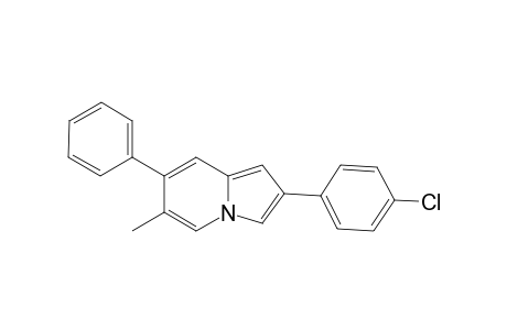 2-(4-Chlorophenyl)-6-methyl-7-phenylindolizine