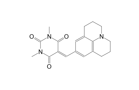 1,3-dimethyl-5-(2,3,6,7-tetrahydro-1H,5H-pyrido[3,2,1-ij]quinolin-9-ylmethylene)-2,4,6(1H,3H,5H)-pyrimidinetrione