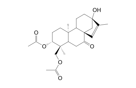 (ent)-3.beta.,18-Diacetoxy-13-hydroxy-Kaur-15-en-7-one