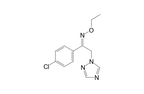 Ethanone, 1-(4-chlorophenyl)-2-(1H-1,2,4-triazol-1-yl)-, O-ethyloxime