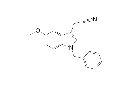 3-(CYANOMETHYL)-2-METHYL-1-(PHENYLMETHYL)-5-METHOXYINDOLE