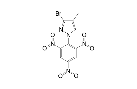 3-BROMO-1-(2',4',6'-TRINITROPHENYL)-4-METHYL-PYRAZOLE