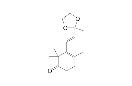 2,2,4-Trimethyl-3-[(E)-2-(2-methyl-1,3-dioxolan-2-yl)ethenyl]-3-cyclohexen-1-one