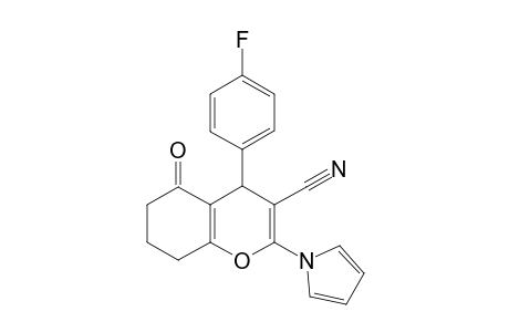 4-(4-Fluorophenyl)-5-oxo-2-(1H-pyrrol-1-yl)-5,6,7,8-tetrahydro-4H-chromene-3-carbonitrile